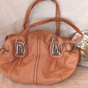 B. Makowsky Soft Peach Shoulder Bag
